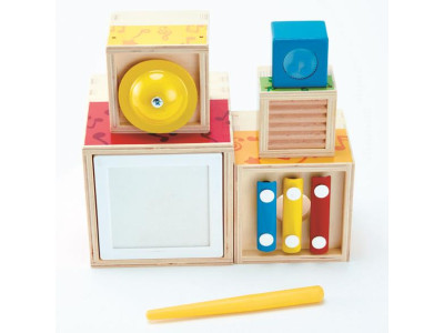 Іграшкові музичні інструменти Hape Мініоркестр 5 в 1 (E0336) Іграшкові музичні інструменти Hape Мініоркестр 5 в 1 (E0336)