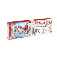 Динамічний конструктор Hape Ефект доміно Могутній молот 59 ел. (E1056)