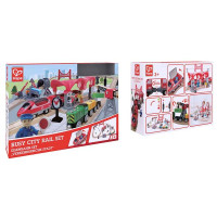 Іграшкова залізниця Hape Місто 51 ел. (E3730)