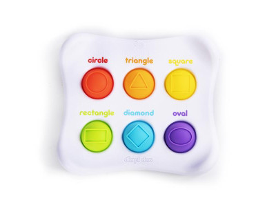 Сенсорна іграшка Fat Brain Toys Dimpl Duo Колір Форма Брайль (F208EN) Сенсорна іграшка Fat Brain Toys Dimpl Duo Колір Форма Брайль (F208EN)