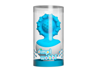 Прорізувач-неваляшка Fat Brain Toys dimpl wobl блакитний (FA217-4)
