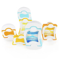 Магнітний конструктор Guidecraft Grippies Waves, 12 деталей (G8325) Магнітний конструктор Guidecraft Grippies Waves, 12 деталей (G8325)