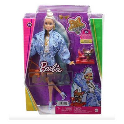 Лялька Barbie Екстра Блондинка з пучком на розпущеному волоссі 29 см (HHN08)