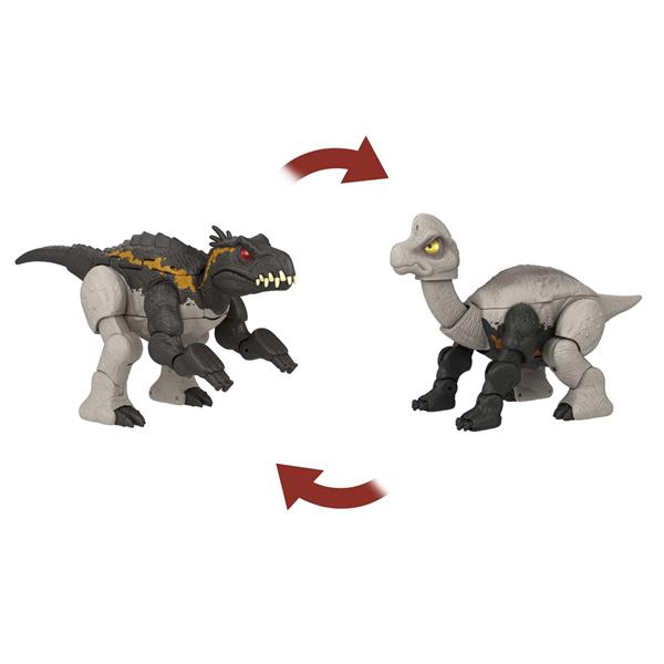 Ігрова фігурка Jurassic World Діно-трансформер з фільму Світ Юрського періоду Індораптор-Брахіозавр (HPD33-HPD35)