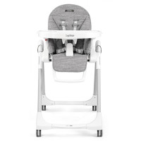 Стільчик для годування Peg-Perego Prima Pappa Follow Me Wonder плямостійкий сірий (IH01000000WD53)