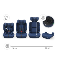 Автокрісло Kinderkraft Comfort Up 2 Plus i-Size синій (KCCOUP02NAVPL00)