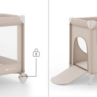Коляска-манеж Kinderkraft Leody Up Beige (KCLEODUPBEG0000)