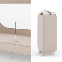 Коляска-манеж Kinderkraft Leody Up Beige (KCLEODUPBEG0000)