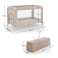 Коляска-манеж Kinderkraft Leody Up Beige (KCLEODUPBEG0000)