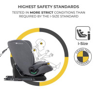 Автокрісло Kinderkraft Oneto3 i-Size Isofix сірий (KCONE300GRY0000)
