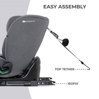 Автокрісло Kinderkraft Oneto3 i-Size Isofix сірий (KCONE300GRY0000)