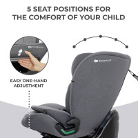 Автокрісло Kinderkraft Oneto3 i-Size Isofix сірий (KCONE300GRY0000)