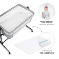Приставне ліжечко-колиска Kinderkraft Nestee Up 2 Light Grey (KLNEE002LGR0000) Приставне ліжечко-колиска Kinderkraft Nestee Up 2 Light Grey (KLNEE002LGR0000)
