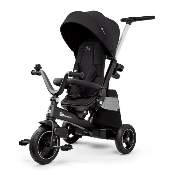 Триколісний велосипед Kinderkraft Easytwist чорний (KREASY00BLK0000)