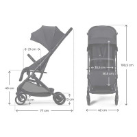 Прогулянкова коляска Kinderkraft Indy 3 Coal Black (KSINDY03BLK0000)