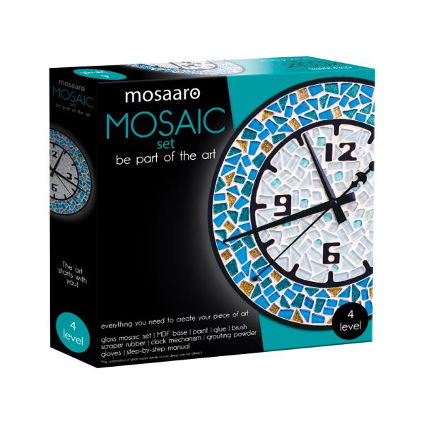 Набір для скляної мозаїки Mosaaro Годинник круглий (MA4001) Набір для скляної мозаїки Mosaaro Годинник круглий (MA4001)