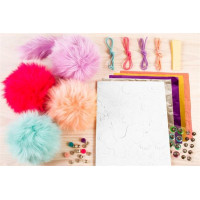 Набір для створення помпонів Make it Real Обіймашки (MR1409)