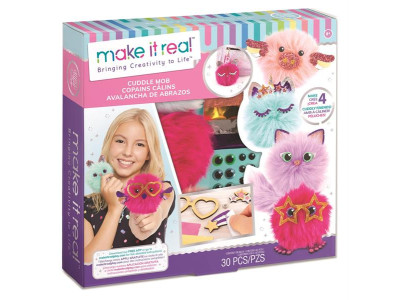 Набір для створення помпонів Make it Real Обіймашки (MR1409)