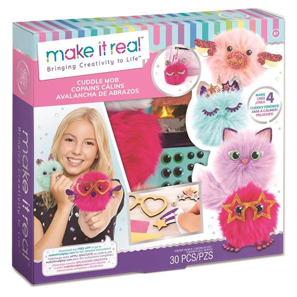 Набір для створення помпонів Make it Real Обіймашки (MR1409)