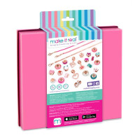 Набір для створення прикрас Make it Real Браслети Рожеве сяйво 27 ел. (MR1722)