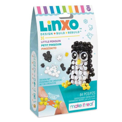 Make it Real.Linxo: Набір для створення брелоків-трансформерів "Звірята" - Пінгвін (MR6101-3)