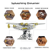 Колекційна модель-конструктор Metal Time Splashing Dreamer Боїнг-314 механічний (MT053) Колекційна модель-конструктор Metal Time Splashing Dreamer Боїнг-314 механічний (MT053)