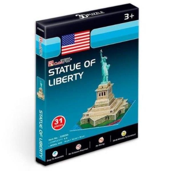 3D пазл CubicFun Міні Статуя Свободи (S3026h)