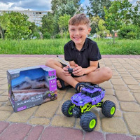 Машинка на радіокеруванні Sulong Toys Bigfoot Off-road фіолетовий 1:16 (SL-358RHV)