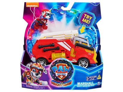 Ігровий набір Paw Patrol Щенячий патруль у кіно 2 Рятувальний автомобіль-трансформер із водієм Маршалом (SM17776/6481)