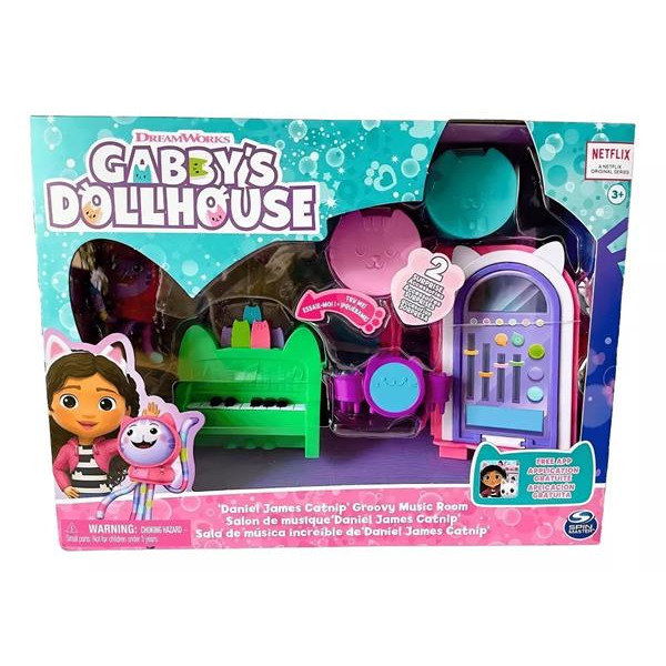 Ігровий набір Gabby's Dollhouse Музична зала діджея Нявкота (SM36203/6065830)