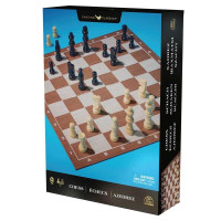 Настільна гра Spin Master Шахи дерев’яні фігури (SM98367/6065339) Настільна гра Spin Master Шахи дерев’яні фігури (SM98367/6065339)