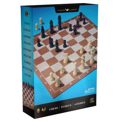 Настільна гра Spin Master Шахи дерев’яні фігури (SM98367/6065339) Настільна гра Spin Master Шахи дерев’яні фігури (SM98367/6065339)