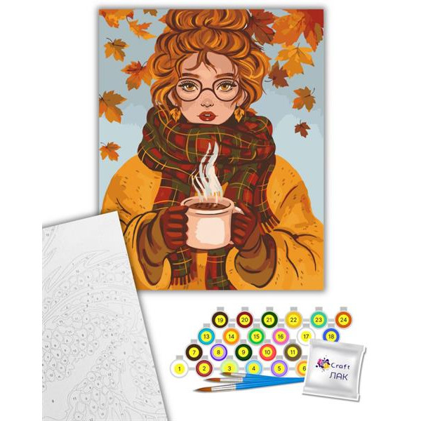 Картина за номерами ArtCraft Осінній настрій 40х50 см (10143-AC)