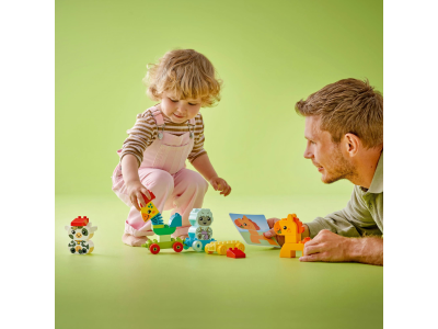 Конструктор LEGO DUPLO My First Мій перший поїзд із тваринками 19 деталей (10412) Конструктор LEGO DUPLO My First Мій перший поїзд із тваринками 19 деталей (10412)