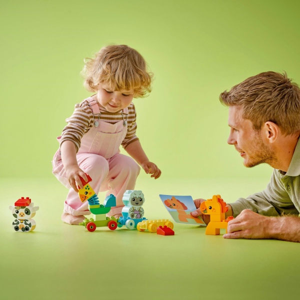 Конструктор LEGO DUPLO My First Мій перший поїзд із тваринками 19 деталей (10412) Конструктор LEGO DUPLO My First Мій перший поїзд із тваринками 19 деталей (10412)