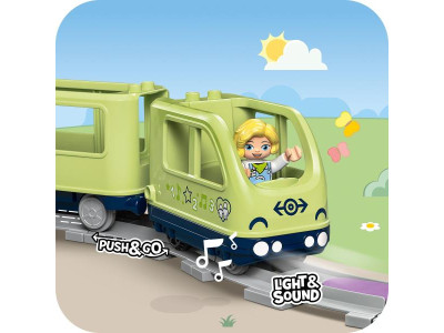 Конструктор LEGO DUPLO Town Інтерактивний пригодницький потяг 57 деталей (10427)