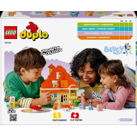 Конструктор LEGO DUPLO Bluey Родинний дім Блуї із грою на запам'ятовування 83 деталі (10459)