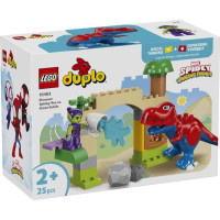 Конструктор LEGO DUPLO Disney Динозавр Spidey-Rex проти Зеленого Гобліна 25 Деталей (10463)