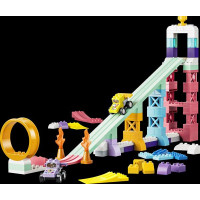 Конструктор LEGO® DUPLO® Місто 3 в 1 Цікаві гірки та трампліни з автомобілями, 111 деталей (10478)