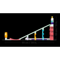 Конструктор LEGO® DUPLO® Місто 3 в 1 Цікаві гірки та трампліни з автомобілями, 111 деталей (10478)