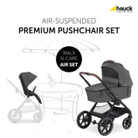 Універсальна коляска 2 в 1 Hauck Walk N Care Air темно-сірий (16548-5) Універсальна коляска 2 в 1 Hauck Walk N Care Air темно-сірий (16548-5)