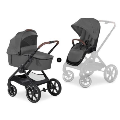 Універсальна коляска 2 в 1 Hauck Walk N Care Air темно-сірий (16548-5)