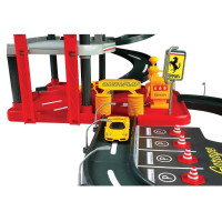 Автотрек Bburago Ferrari з гаражем 3 рівня 2 машинки 1:43 (18-31204)