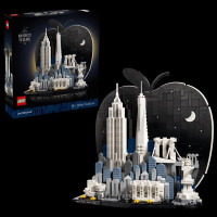 Конструктор LEGO® Architecture Нью-Йорк — «Велике яблуко» Модель, 1465 деталей (21066)