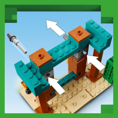 Конструктор LEGO Minecraft Пустельний патруль розбійника 105 деталей (21267)