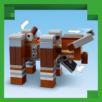 Конструктор LEGO Minecraft Аванпост розбійників і спустошувач 665 деталей (21278)