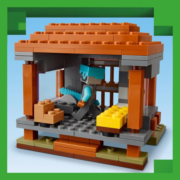 Конструктор LEGO Minecraft Аванпост розбійників і спустошувач 665 деталей (21278)