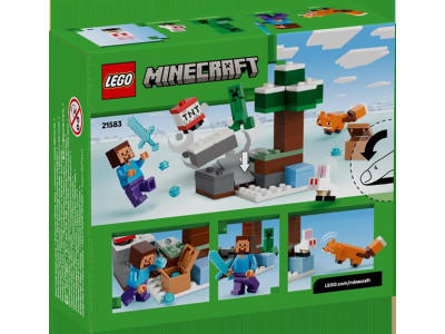 Конструктор LEGO Minecraft Пригоди Стіва в тайзі 79 Деталей (21583)