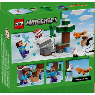 Конструктор LEGO Minecraft Пригоди Стіва в тайзі 79 Деталей (21583) Конструктор LEGO Minecraft Пригоди Стіва в тайзі 79 Деталей (21583)