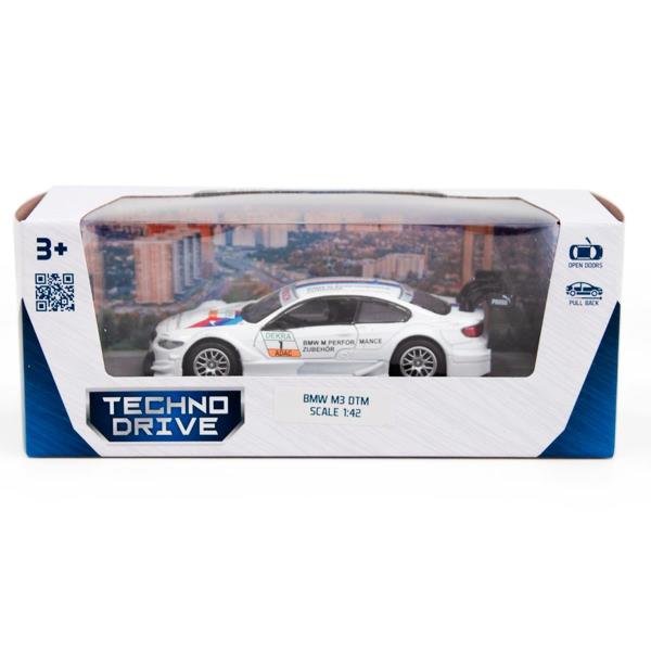 Автомодель TechnoDrive BMW M3 DTM білий 1:42 (250256) Автомодель TechnoDrive BMW M3 DTM білий 1:42 (250256)
